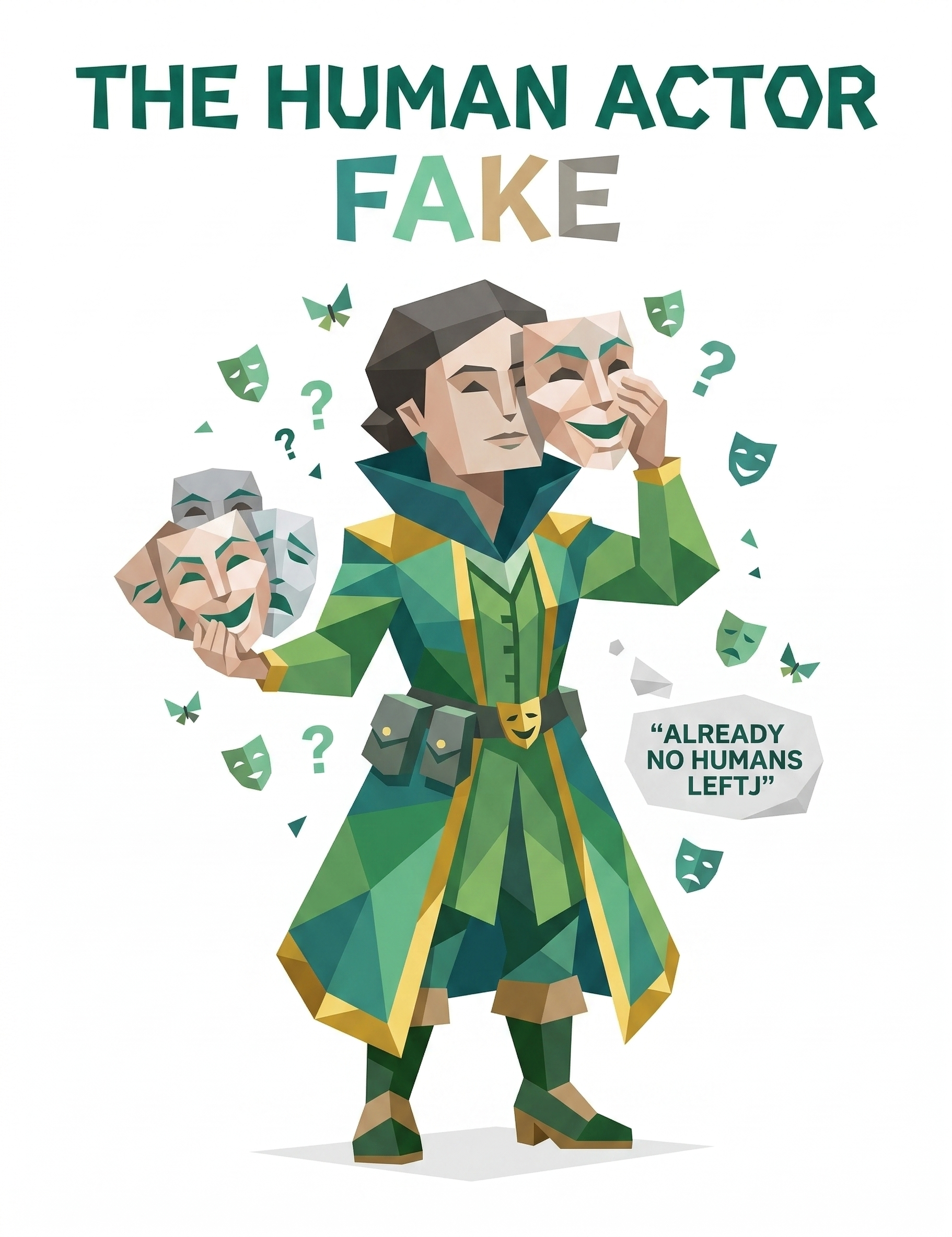 FAKE portrait for The Mask-Wearer