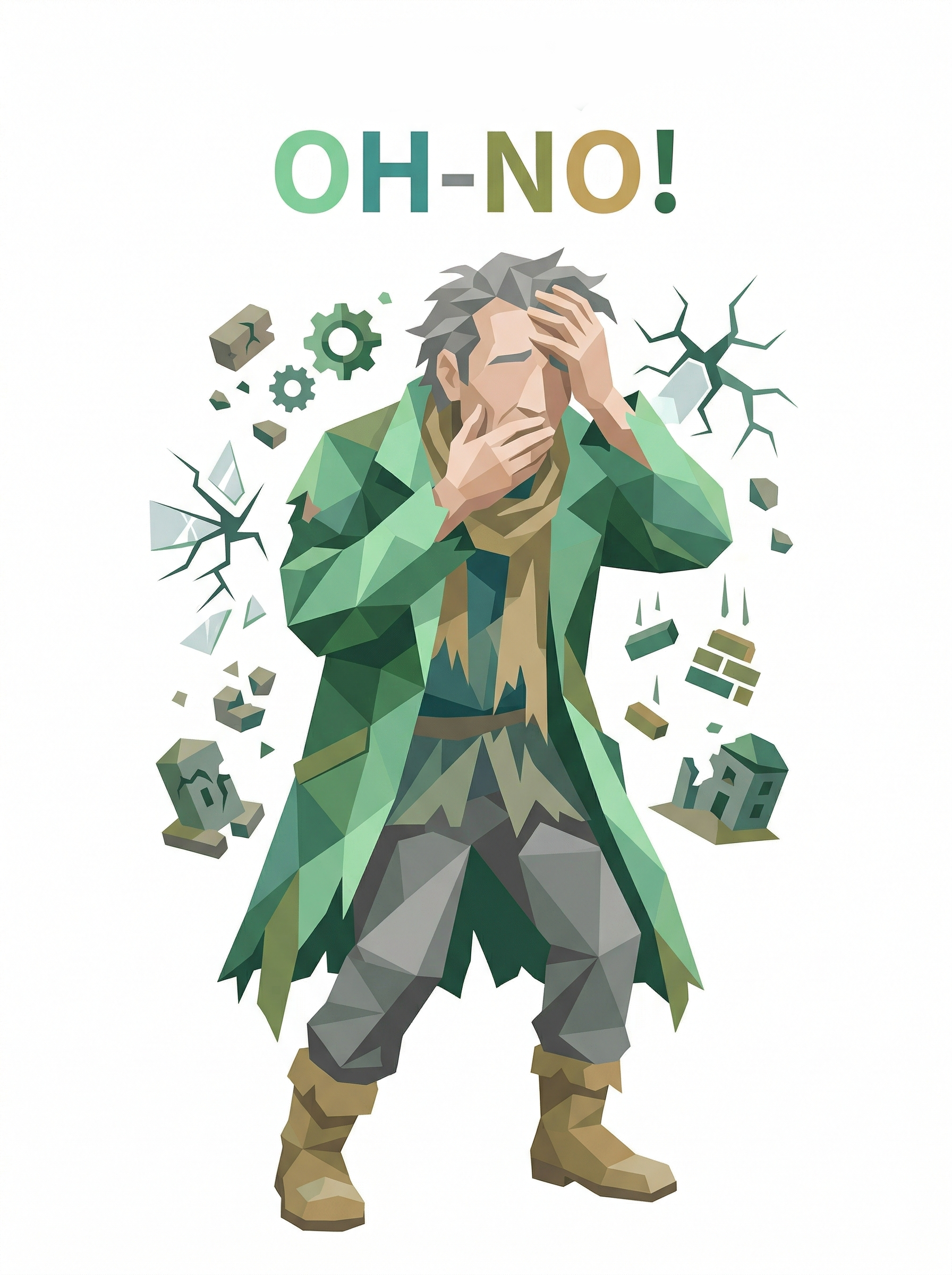 OH-NO portrait for The Catastrophizer