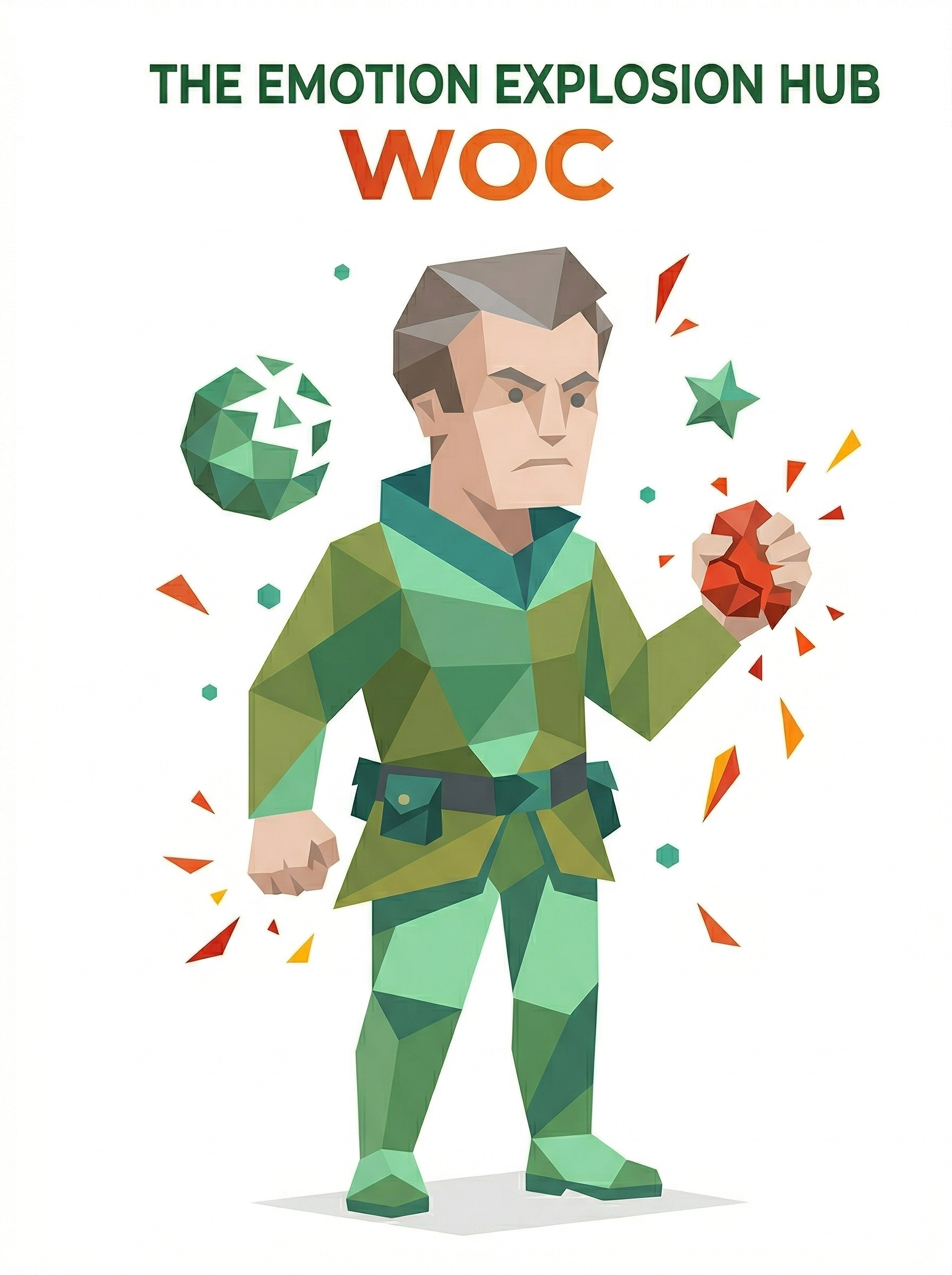 WOC! portrait for The Shocked One